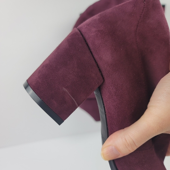 Stuart Weitzman Tieland Thigh High Boots. Cabernet Suede. Size 7. Never Worn. - Picture 4 of 12